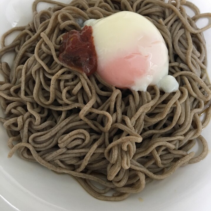 温泉卵と山海ぶしの冷やしうどん(*^^*)☆